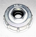 Aluminium IBC K61 Kapsel 2" Grov - med indv. 3/4" Rg.  Swivel (drejelig) (Anvendes ofte)